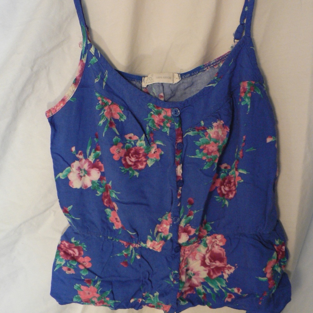 women's PacSun Kira tank top small floral print